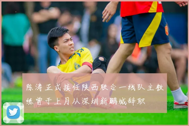 陈涛正式接任陕西联合一线队主教练曾于上月从深圳新鹏城辞职