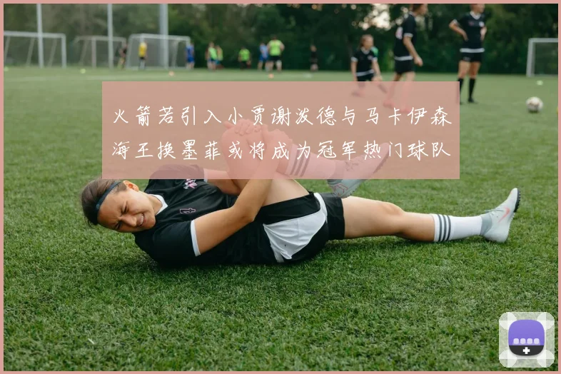 火箭若引入小贾谢泼德与马卡伊森海王换墨菲或将成为冠军热门球队